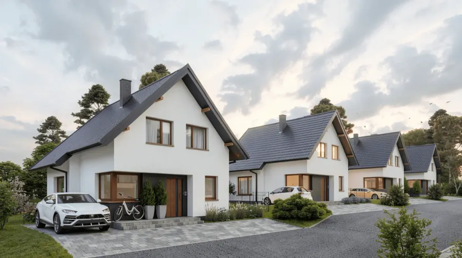 Wizualizacja 3D: Dojazdów, ul.Żonkilowa — zdjęcie 5